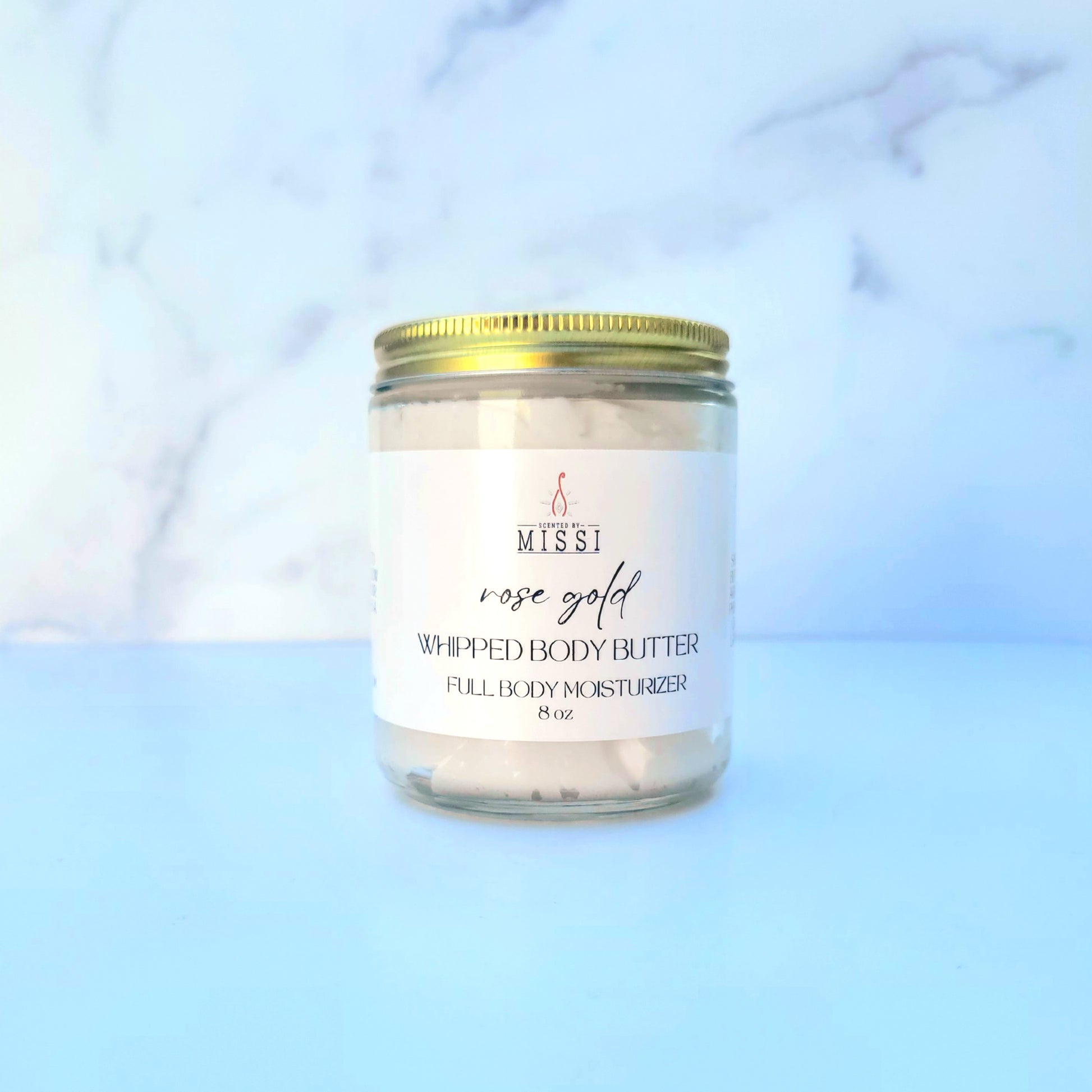 Rose gold whipped body butter