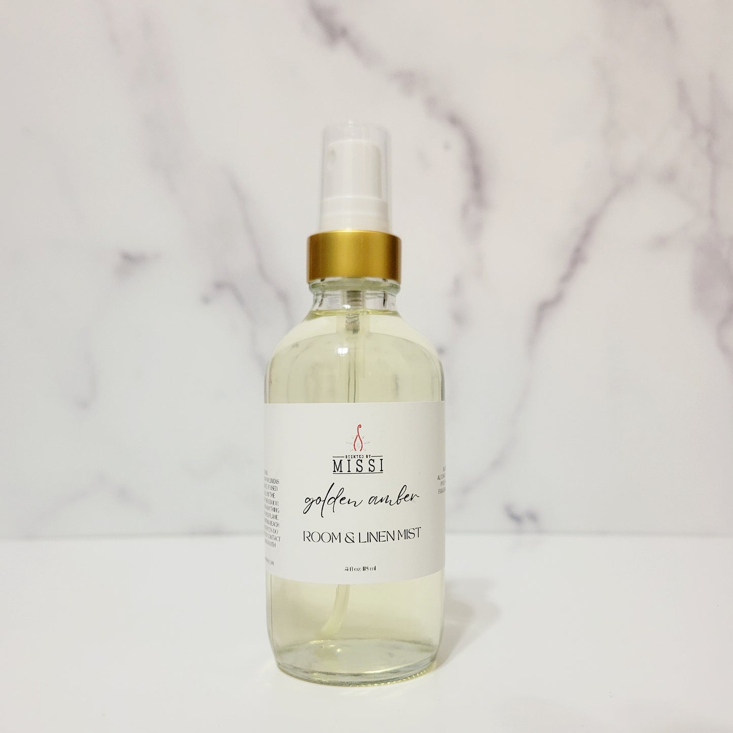 Golden Amber Room & Linen Refresh Spray